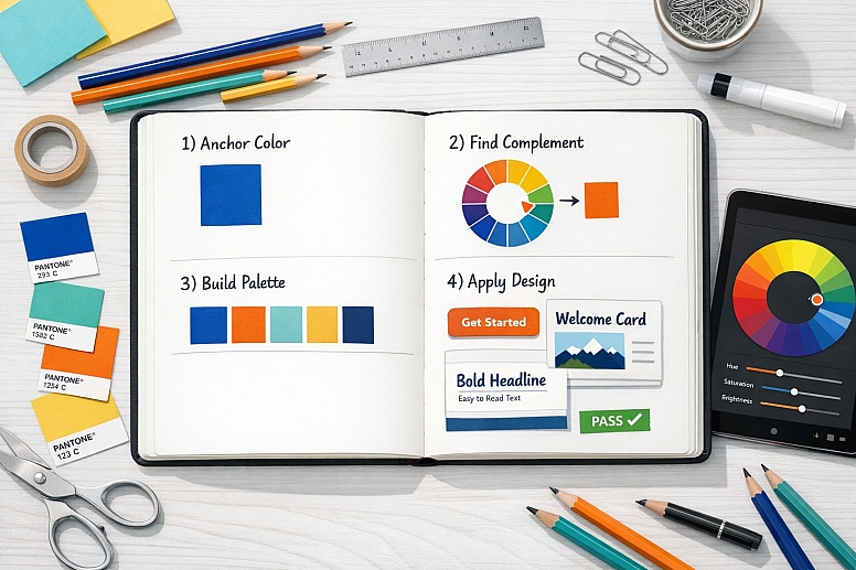 colour selection process and design tools