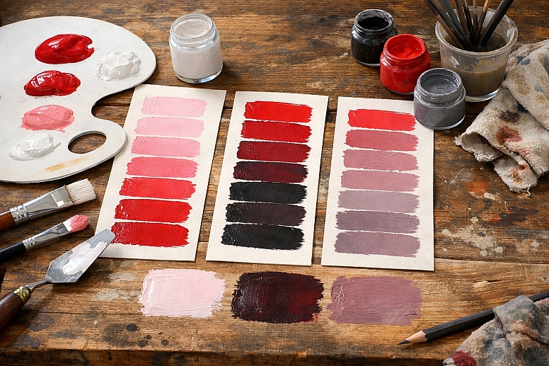 tints vs shades vs tones colour theory