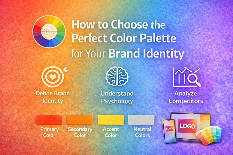 How To Choose The Perfect Color Palette For Your Brand Identity