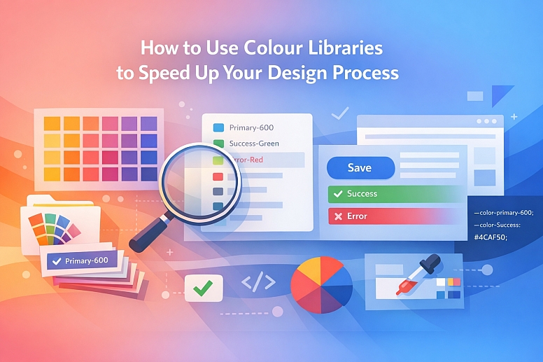 How To Use Colour Libraries To Speed Up Your Design Process