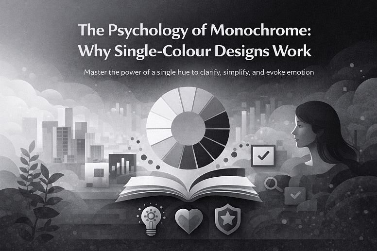 The Psychology Of Monochrome Why Single Colour Designs Work