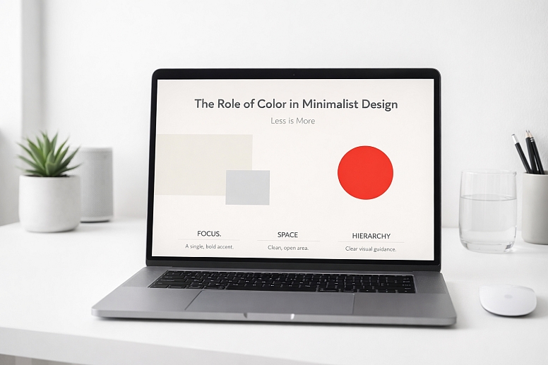 The Role Of Color In Minimalist Design Less Is More