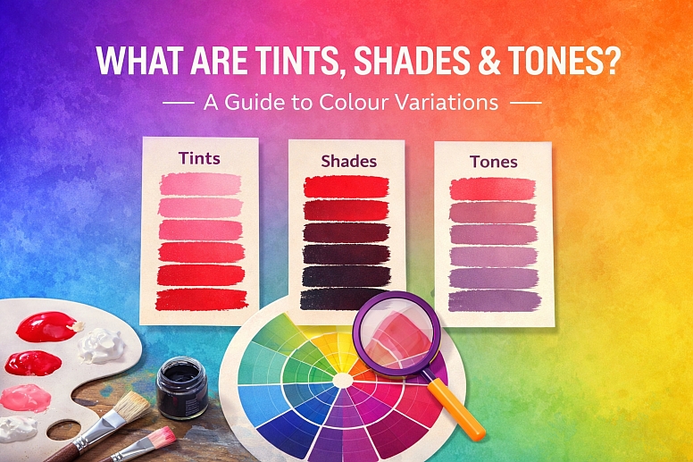 What Are Tints Shades Tones A Guide To Colour Variations